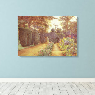 Campsea Ashe, Suffolk door Ernest Arthur Rowe Canvas Afdruk