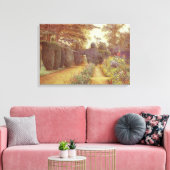 Campsea Ashe, Suffolk door Ernest Arthur Rowe Canvas Afdruk (Insitu (Woonkamer))