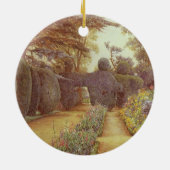 Campsea Ashe, Suffolk door Ernest Arthur Rowe Keramisch Ornament (Achterkant)