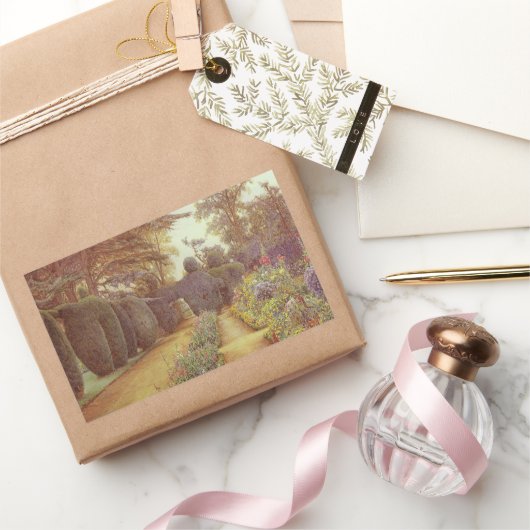 Campsea Ashe, Suffolk door Ernest Arthur Rowe Rechthoekige Sticker (Geschenken)