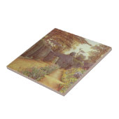 Campsea Ashe, Suffolk door Ernest Arthur Rowe Tegeltje (Zijkant)