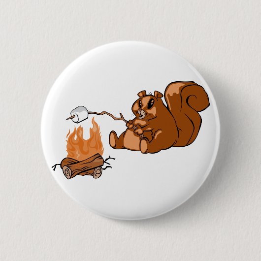 Campsite Beaver Ronde Button 5,7 Cm (Voorkant)