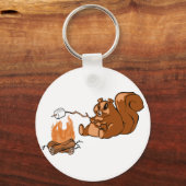 Campsite Beaver Sleutelhanger (Voorkant)