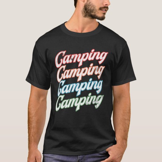 Campsite Campers For Adventurers T-shirt (Voorkant)