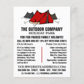 Campsite, Holiday Park Adverteren Flyer (Voorkant)