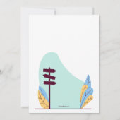 Campus Arrival Trunk Party Uitnodiging (Achterkant)