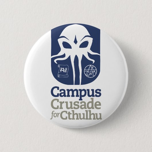Campus Crusade voor Cthulhu Ronde Button 5,7 Cm (Voorkant)