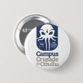 Campus Crusade voor Cthulhu Ronde Button 5,7 Cm (Voorkant /achterkant)