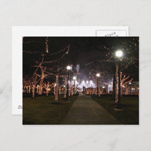 Campus Martius - briefkaart bomen (Voorkant / Achterkant)