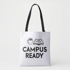 Campus Ready Esthetische Studenten Quote Tote Bag