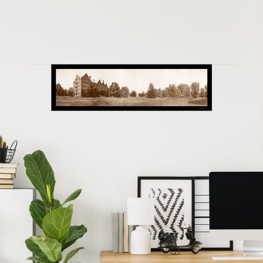 Campus Vassar College Foto 1912 Poster (Thuiskantoor)