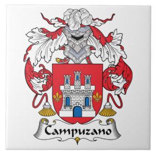 Campuzano Family Crest Tegeltje
