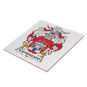 Campuzano Family Crest Tegeltje (Zijkant)
