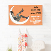 Campy Frankenstein Mama Halloween Party Spandoek (Insitu)