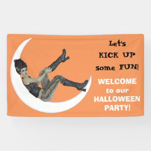 Campy Frankenstein Mama Halloween Party Spandoek