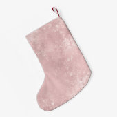 Campy Purple Shimmer Fairy Letter R Personalized Kleine Kerstsok (Achterkant (Hangend))