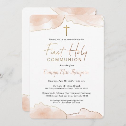 Camryn's gemeenschap kaart (Voorkant / Achterkant)