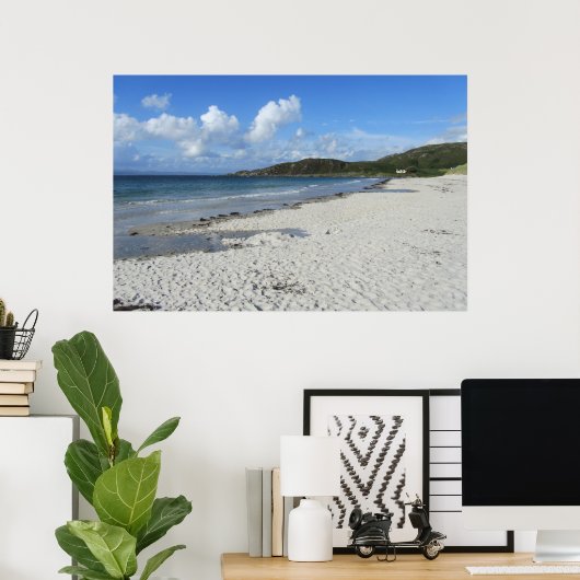 Camusdarach Beach, Arisaig, Schotland Poster (Thuiskantoor)