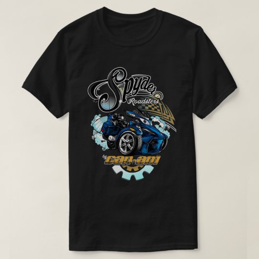 Can-Am Spyder Roadsters Retro Classic T-Shirt (Design voorkant)