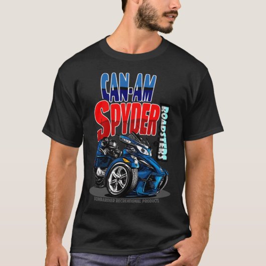 Can-Am Spyder Roadsters Retro Logo   T-shirt (Voorkant)