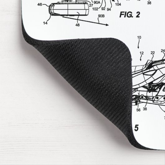 Can Am Spyder, US Patent Application Mousepad Muismat (Hoek)