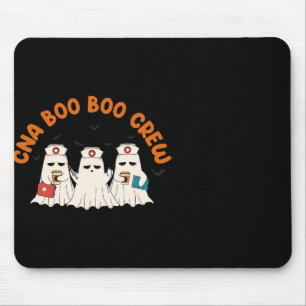 Can Boo Boo Crew Nurse Retro Funny Ghost Halloween Muismat