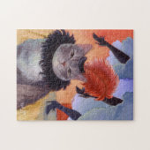 Can-Can Cabaret Dancer Cat Legpuzzel (Horizontaal)