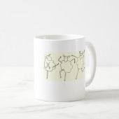 Can-Can Sheep Coffee Mok (Voorkant rechts)