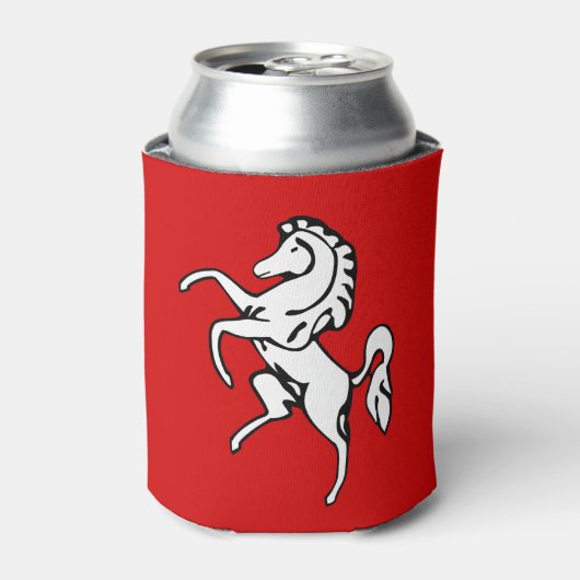 Can Cooler with flag of Kent County, England (Blikje Voorkant)