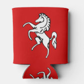 Can Cooler with flag of Kent County, England (Achterkant)