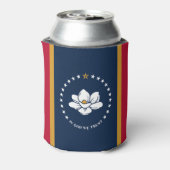 Can Cooler with flag of MIssissippi, USA (Blikje Achterkant)