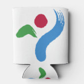 Can Cooler with flag of Seoul, South Korea (Achterkant)