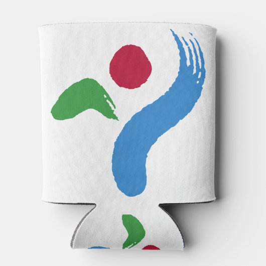 Can Cooler with flag of Seoul, South Korea (Achterkant)