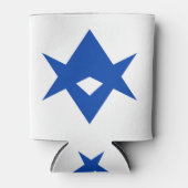 Can Cooler with flag of Toyota City, Japan (Voorkant)