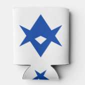 Can Cooler with flag of Toyota City, Japan (Achterkant)