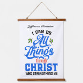 Can do all things through Christ Hangend Wandkleed (Voorkant)