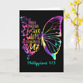 Can Do All Things Through Christ Who Strengthens M Kaart (Gele Bloem)