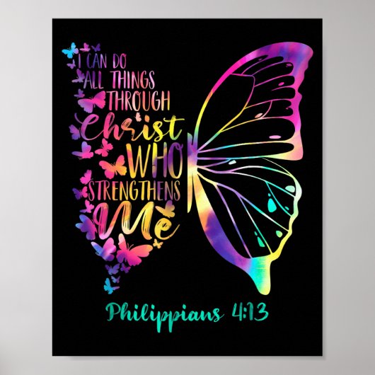 Can Do All Things Through Christ Who Strengthens M Poster (Voorkant)