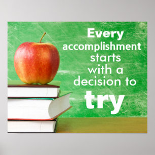 Can-Do Attitude Classroom Poster