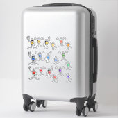 Can Familie Sticker Vel (Koffer)