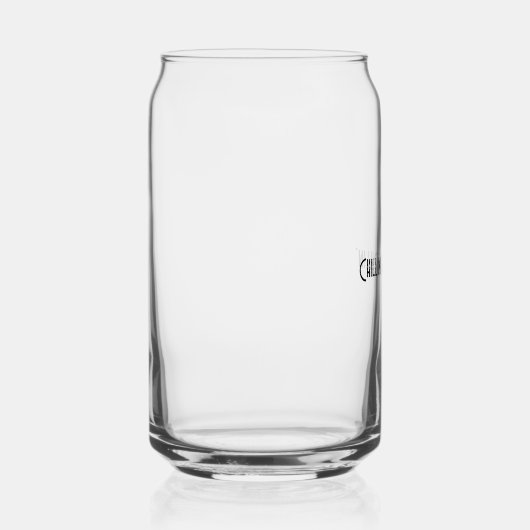 Can Glass - Chillin' en Grillin' Blikvorm Glas (Rechts)