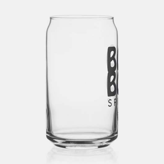 Can Glass : HALLOWEEN Boo Boo Spirits Blikvorm Glas (Rechts)