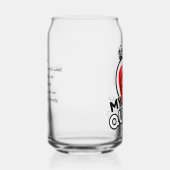 Can Glass: Mijn enige koningin Blikvorm Glas (Rechts)