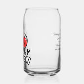 Can Glass: Mijn enige koningin Blikvorm Glas (Links)