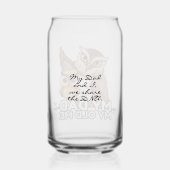 Can Glass: Mijn vader mijn oude ik Blikvorm Glas (Achterkant)