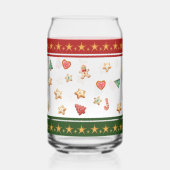 Can Glass with Christmas Cookies Blikvorm Glas (Voorkant)