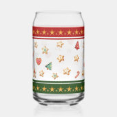 Can Glass with Christmas Cookies Blikvorm Glas (Achterkant)