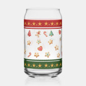 Can Glass with Christmas Cookies Blikvorm Glas (Rechts)