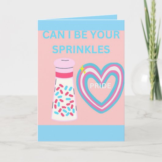 Can i be your sprinkles kaart (Voorkant)