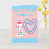 Can i be your sprinkles kaart (Gele Bloem)